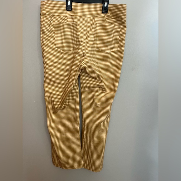 J. McLaughlin Size 8 Pant Gingham Check Pull-on - Picture 2 of 4